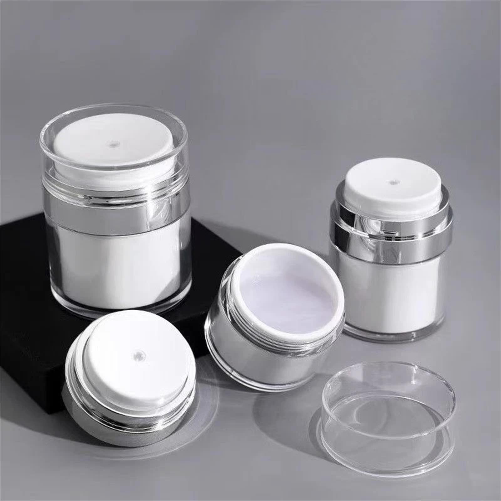 Bottiglie a pompa senza aria, 10 pezzi, 15/30/50 ml, vuote, ricaricabili