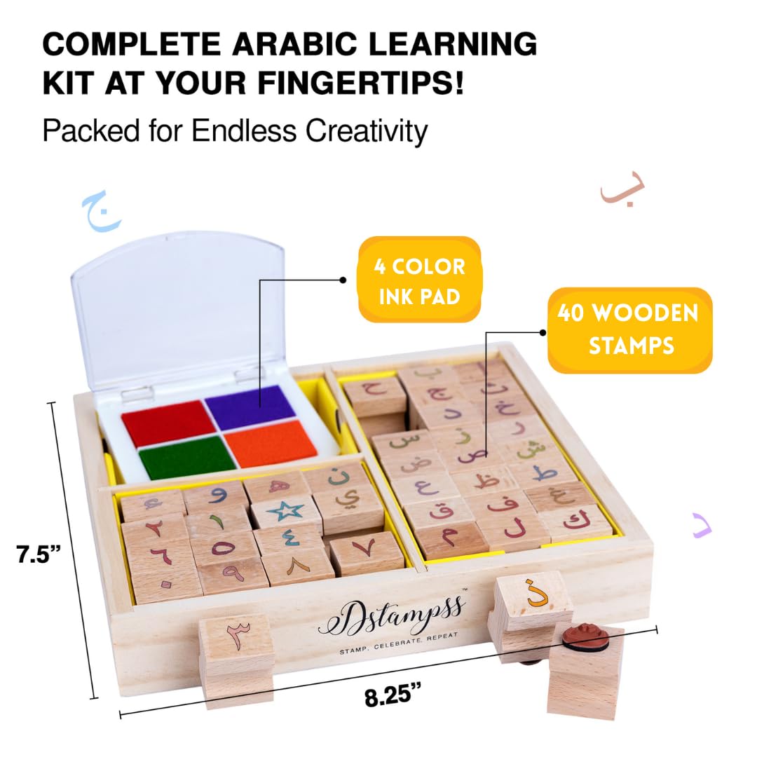【エンチャン機能搭載】早押し機R-CubePPB 6 Dual カラフルセット Amazon.com: Arabic Alphabets & Numbers Wooden Stamps with Washable