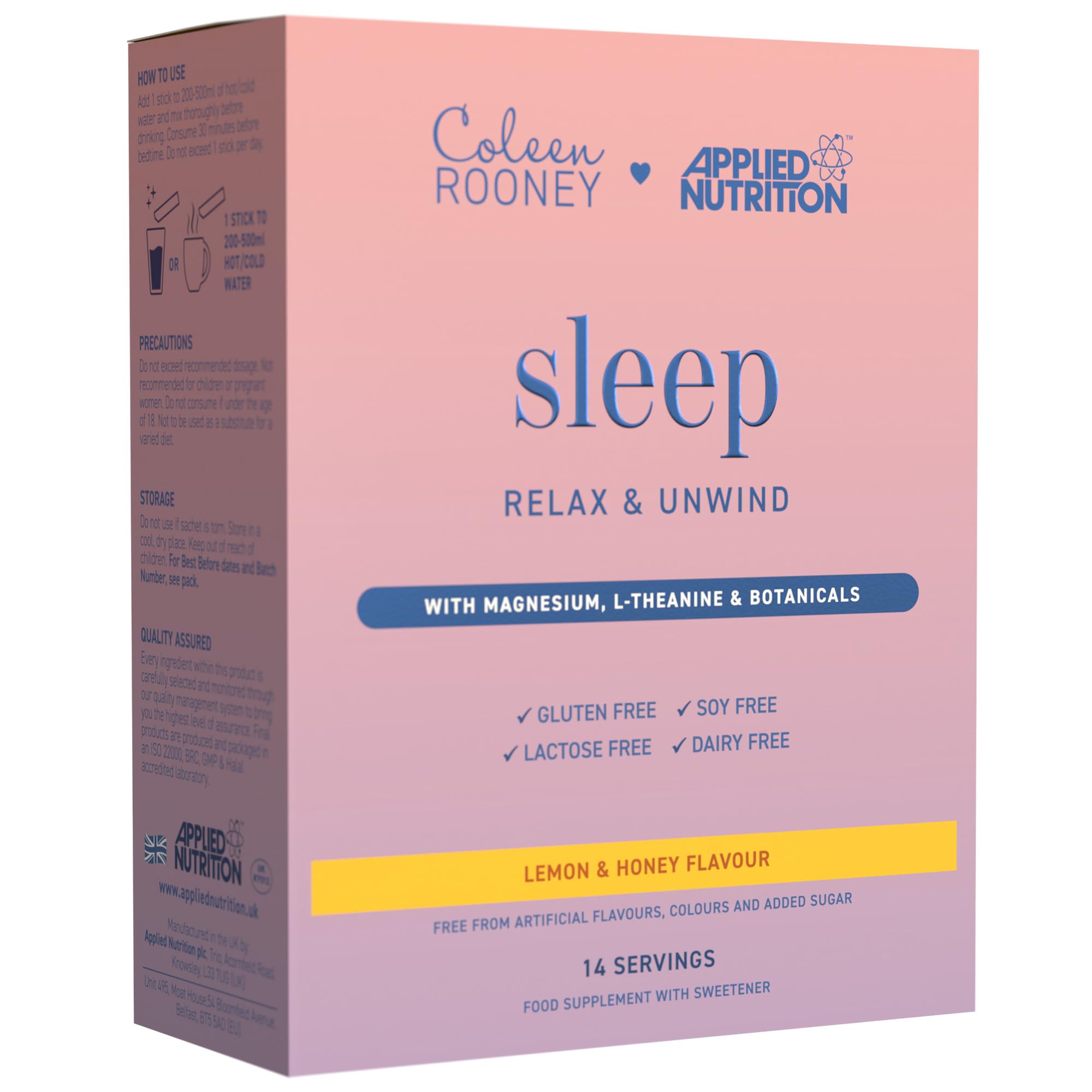 Applied Nutrition Coleen Rooney Sleep Sachets, One Colour, Women