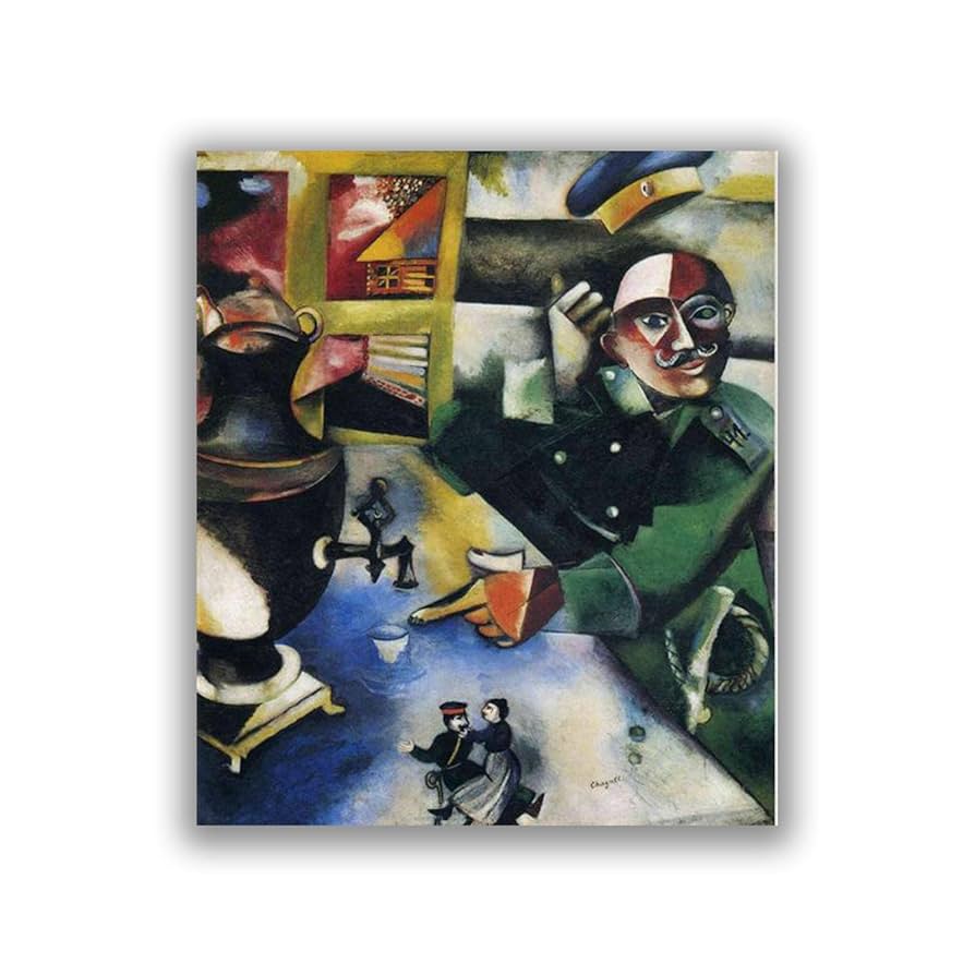 マルク-シャガールの版画 Amazon.co.jp: マルク・シャガールのポスターと版画《カップルと