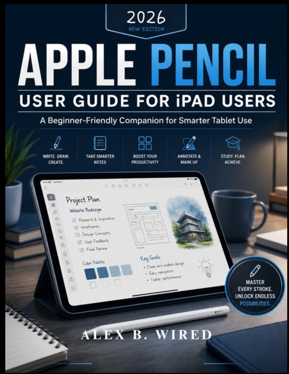 APPLE PENCIL USER GUIDE FOR iPAD USERS: A Beginner to Advanced Manual to Digital Art, Annotation, and Productivity