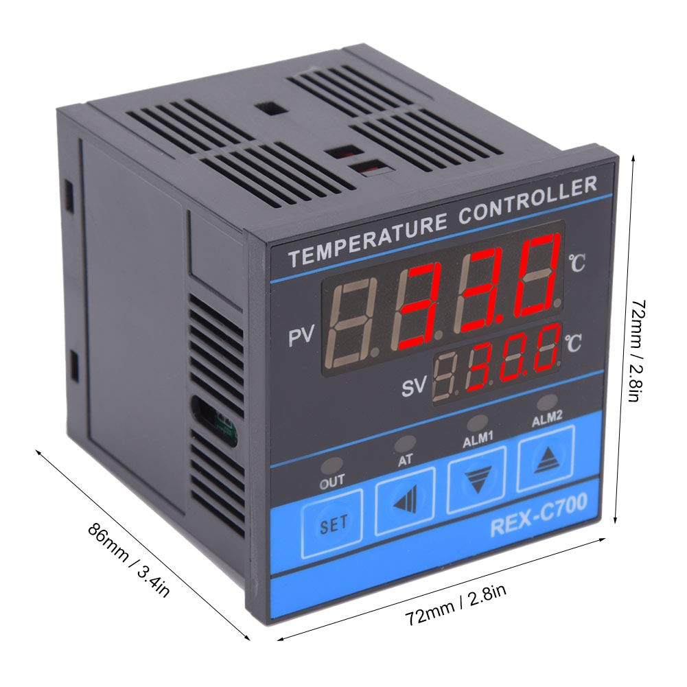 PID Digital Temperature Controller Accuracy 0 400? PID Control with Relay SSR Output for Easy Maintenance and Installation