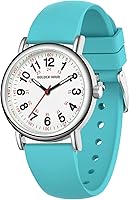 Vista 1 de GOLDEN HOUR Reloj de enfermera impermeable para profesionales médicos, estudiantes, mujeres y hombres, esfera luminosa de fácil lectura, 24 horas