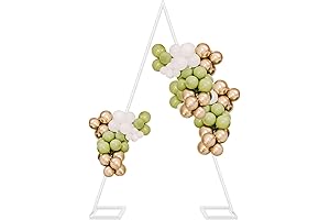 Elegant and Stable 8.3FT Triangular Wedding Arch for Unforgettable Events