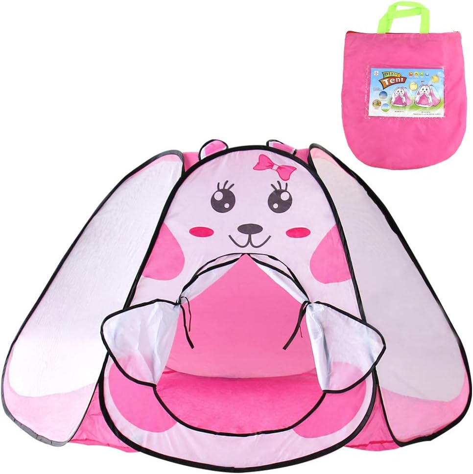 Tenda Gioco Per Bambini Pop-Up Pieghevole | Casetta Per Interni Ed Esterni | Regalo Compleanno O Natale - Foto 5