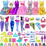 UNICORN ELEMENT 53 Pcs 11.5 inch Girl Doll Clothes Outfits and Accessories - 2 Casual Clothes Sets 3