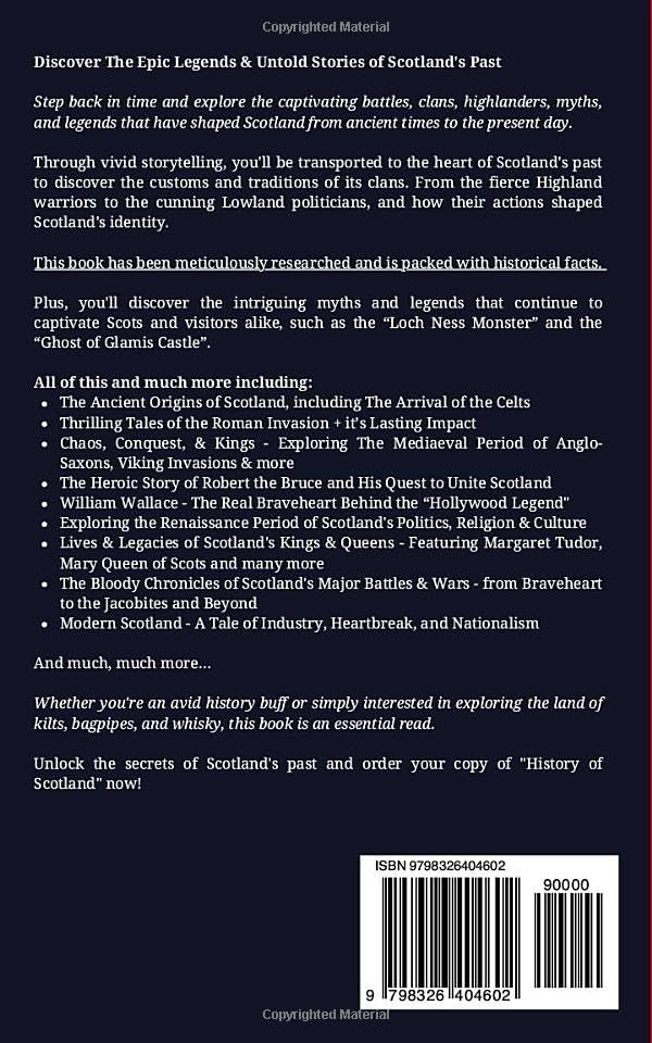 Image of Scotland: A Journey through Scottish History, Battles, Clans, Highlanders, Myths, Legends & More (British Isles)