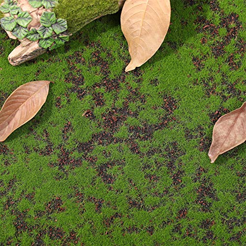 FAVOMOTO Kunstrasen Balkon Kunstrasen 1x1m,Kunstrasenteppich Outdoor Kunstrasenteppich Balkon Künstliche Grasmatte Simulation Rasen Kunstrasen Rasen Gras Pflanzen für Garten Deko - Image 3