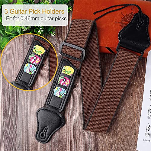 PIQIUQIU Sangle de Guitare Réglable en Coton Guitare Électrique Bandoulière Courroie de Guitare Confortable avec 3 Porte… - Les Beatles, Paul McCartney, John Lennon, RIngo Starr, George Harrison PIQIUQIU Sangle de Guitare Réglable en Coton Guitare Électrique Bandoulière Courroie de Guitare Confortable avec 3 Porte… – Image 6