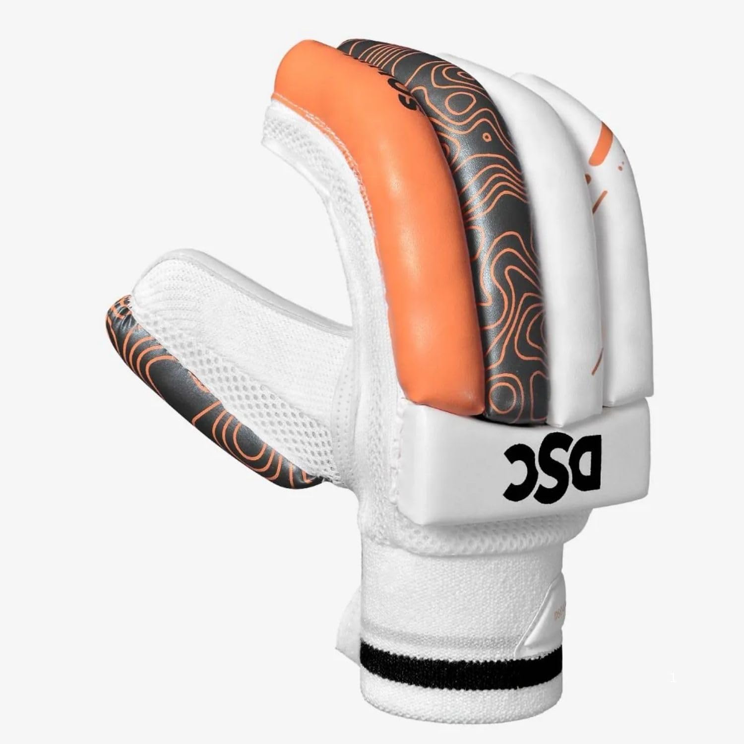 DSC Atmos RH Cricket Batting Gloves for Men | Right Hand | Premium Leather Palm | PVC Protection | Airflow Gusset | Cotton Finger Rolls |-image-40