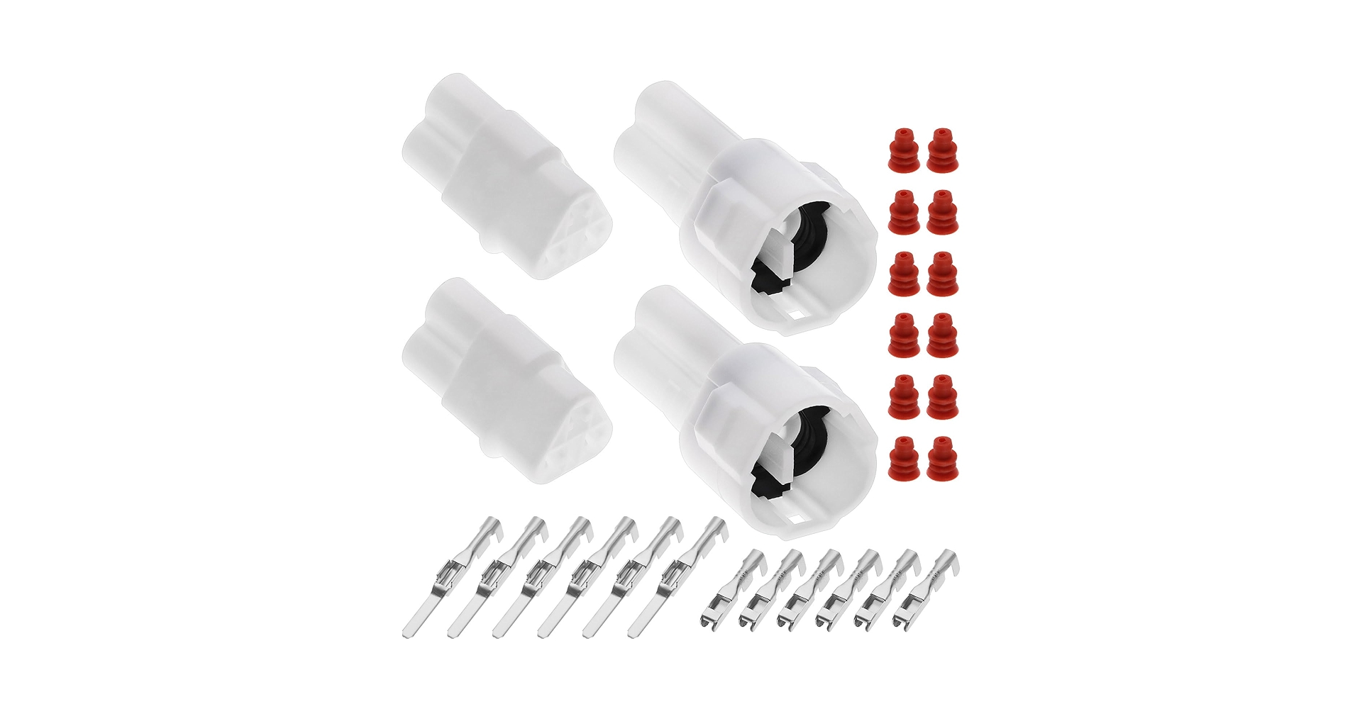 Amazon.com: SING F LTD 2 Sets 3Pin Motorcycle Connector Kit