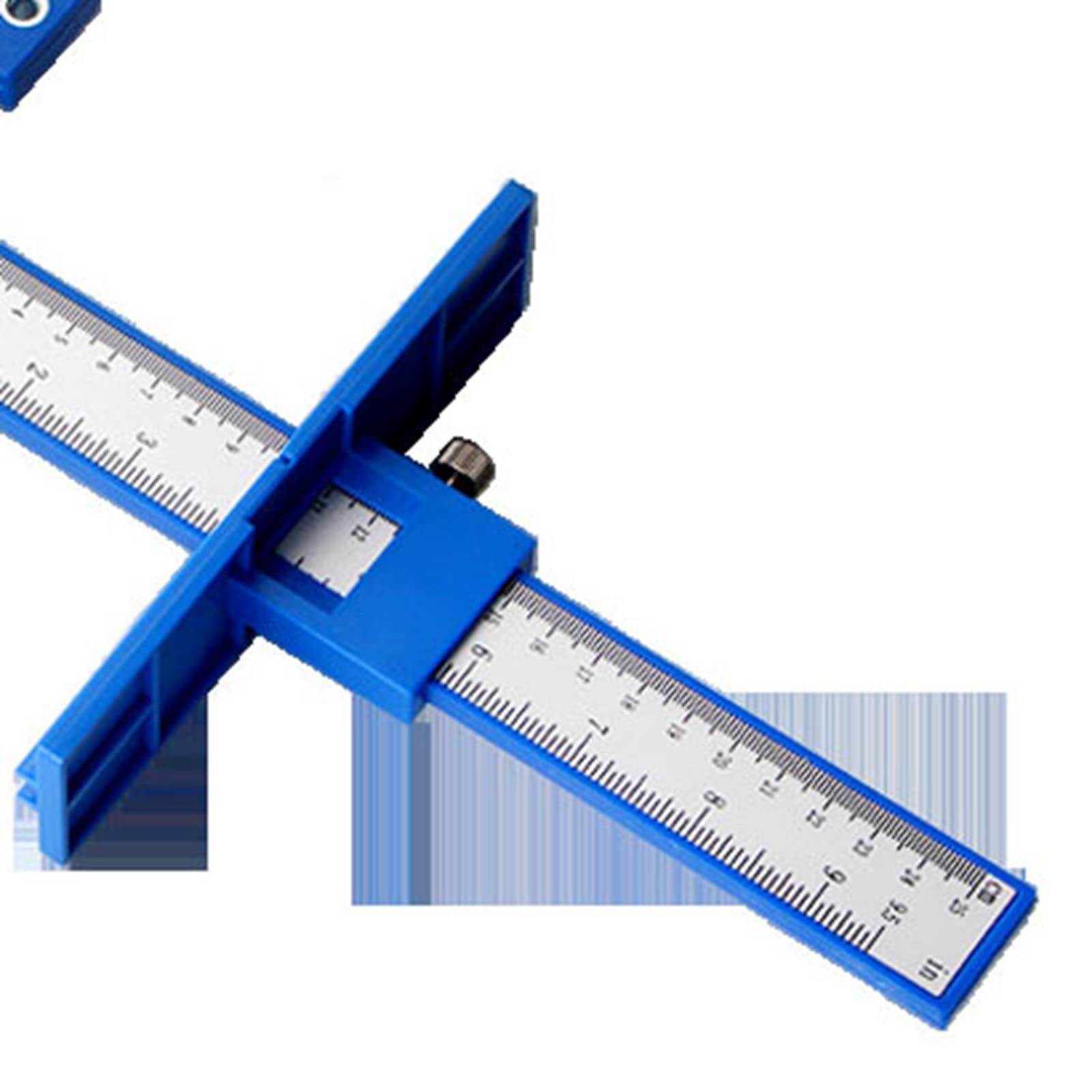 Guida per Foratura Rimovibile, Localizzatore Di Punch Regolabile Localizzatore Di Punzoni per Legno, Guida Di Foratura Jig Armadietti Dima Di Posizionamento per Installazione Maniglie Di Armadi