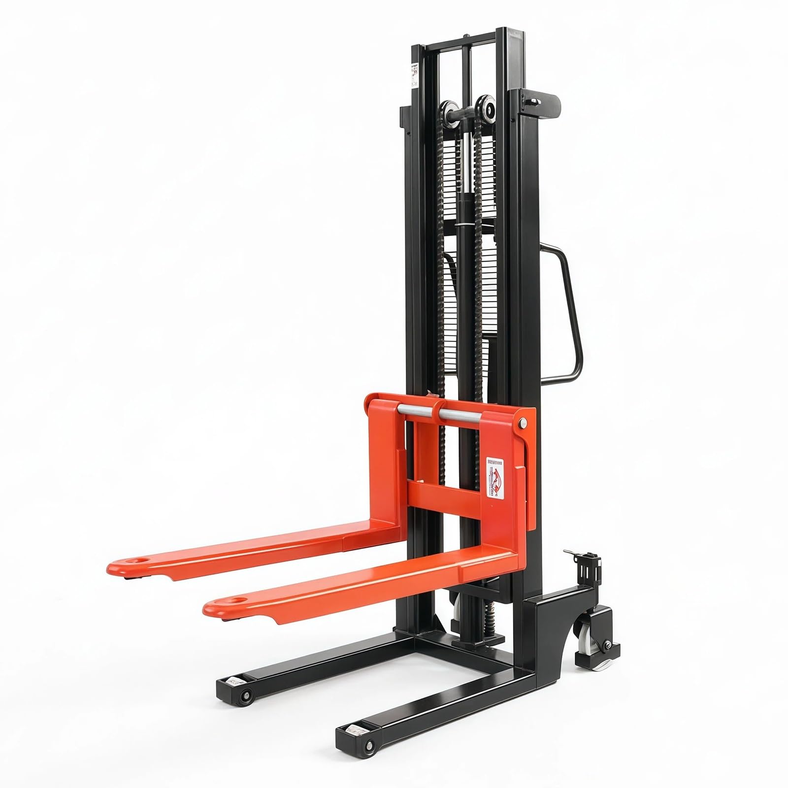 Cenz-888 pallet truck Push Type Pallet Stacker 2000kg 115cm Fork Double Mast for Logistics Factory Storage