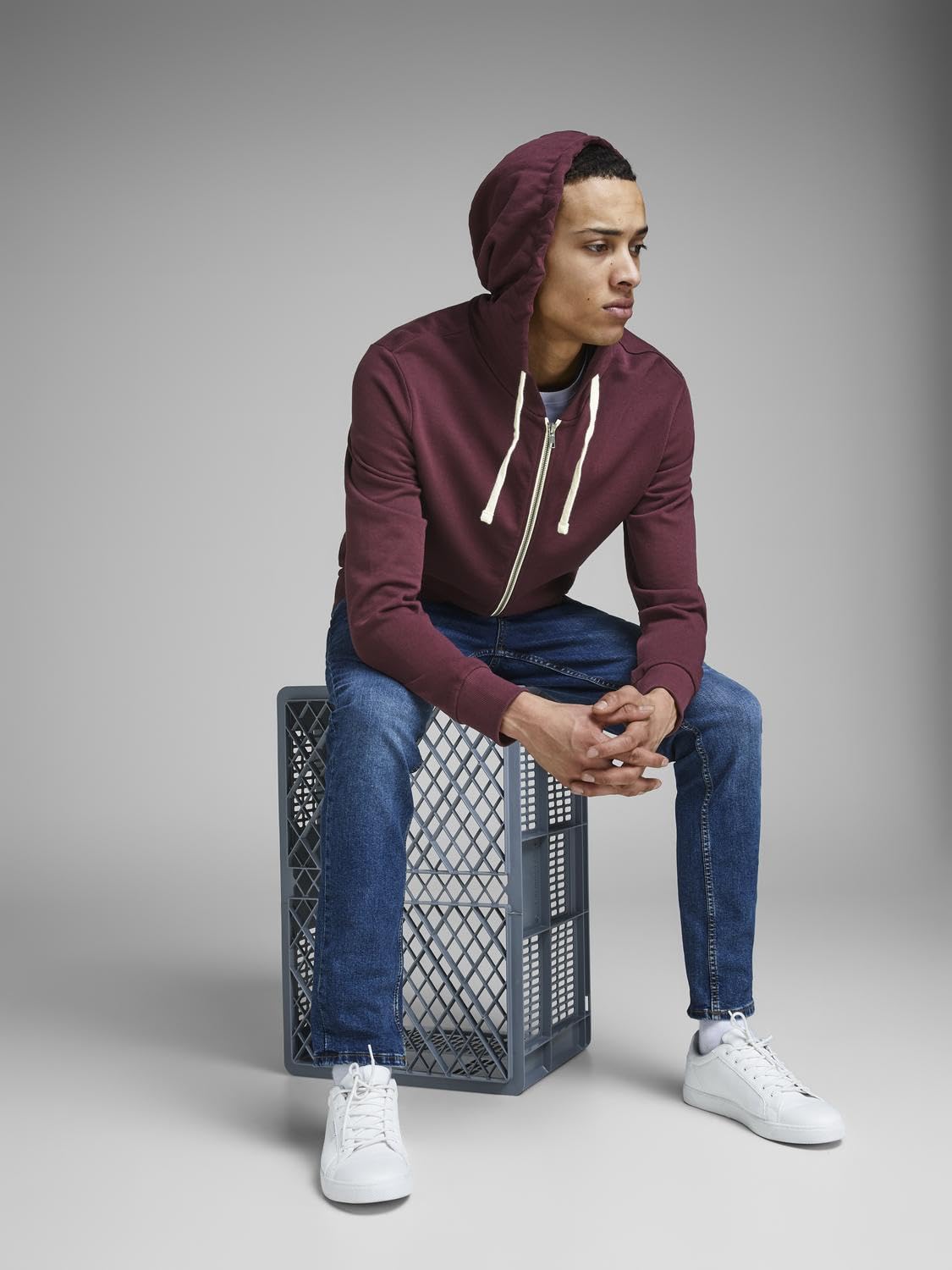 JACK & JONES Hoody Herren mit Kapuze