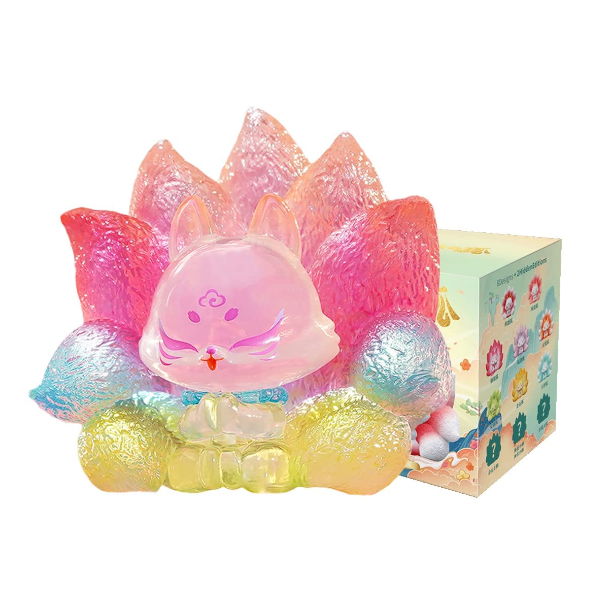 Amazon.com: Aven Rabbit Ancient Nine Fox Fairy Series 2 Blind Box