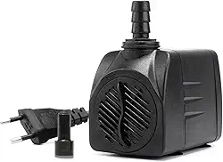 Bomba Submersa PL-203 para Aquários, Fontes e Lagos - 1000 L/H, Silenciosa, Compacta e Econômica, Elevação de Até 1,5m (110V)