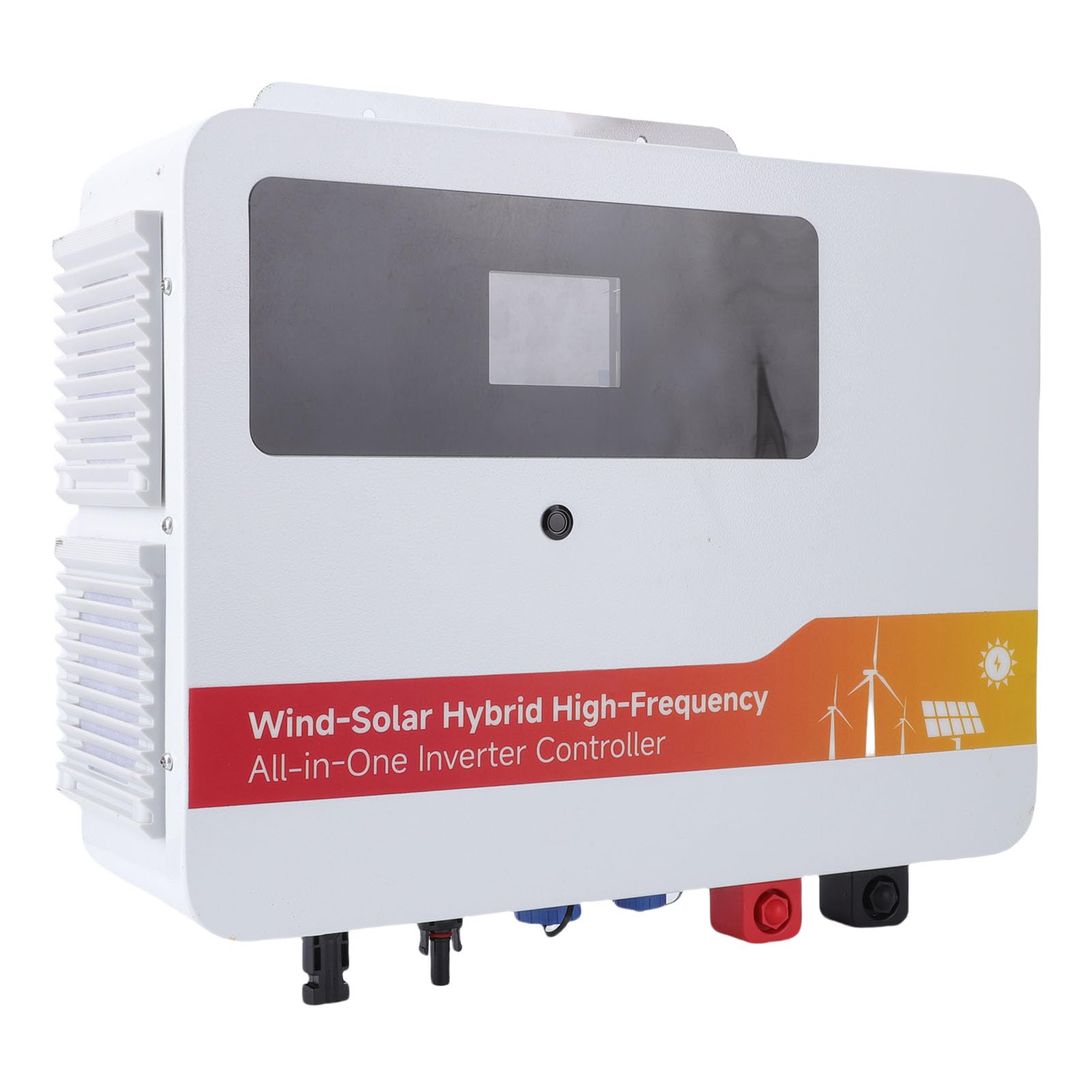 Naroote Hybrydowy Regulator ładowania Wiatrowego i Słonecznego o Mocy 1000W, Falownik Kontrolera Hamulca PWM z energią wiatrową 600W, energią słoneczną o Mocy 400W, Wyświetlacz LCD