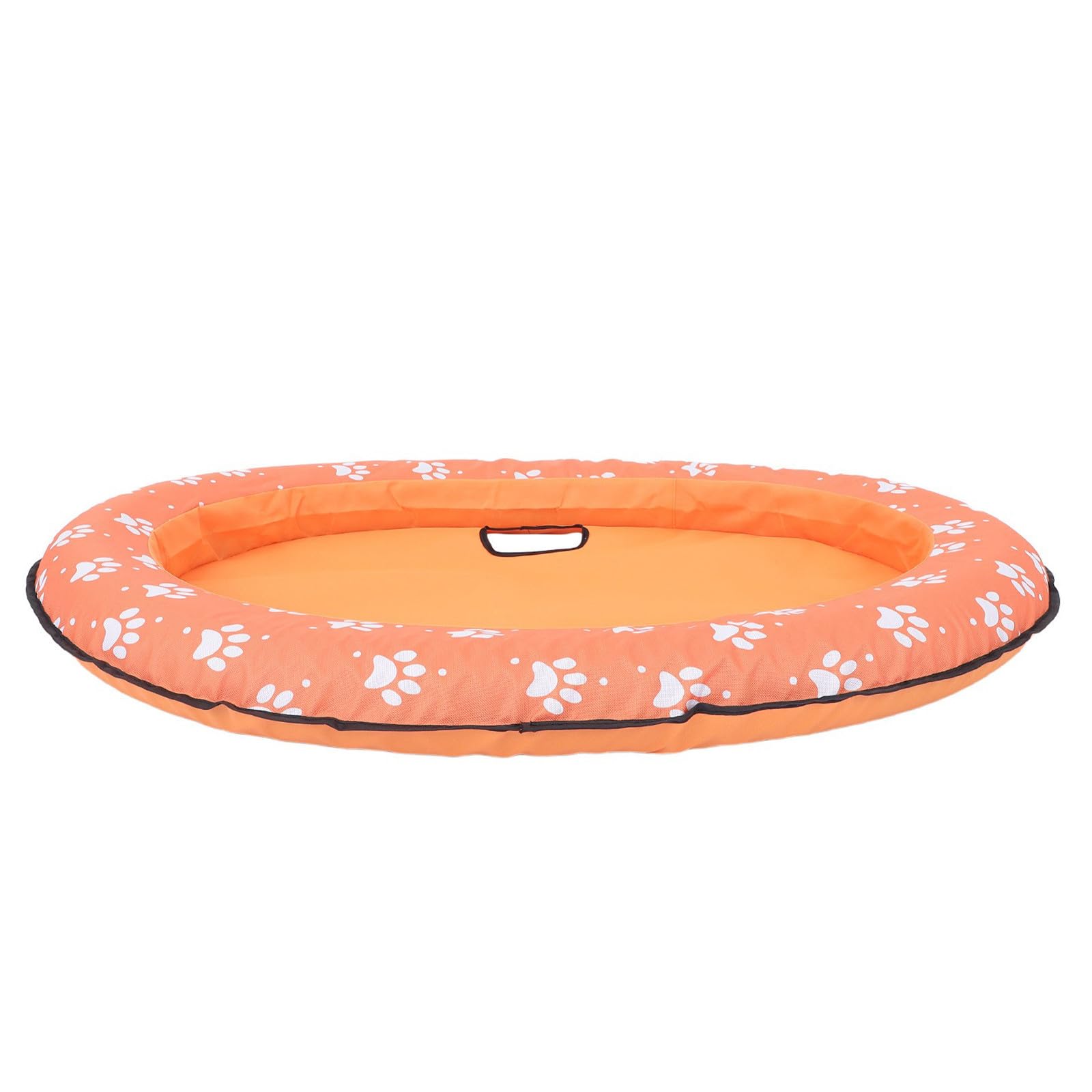 Hemobllo Bouée Flottante pour Chien en PVC, Chambre Double, Bord Relevé