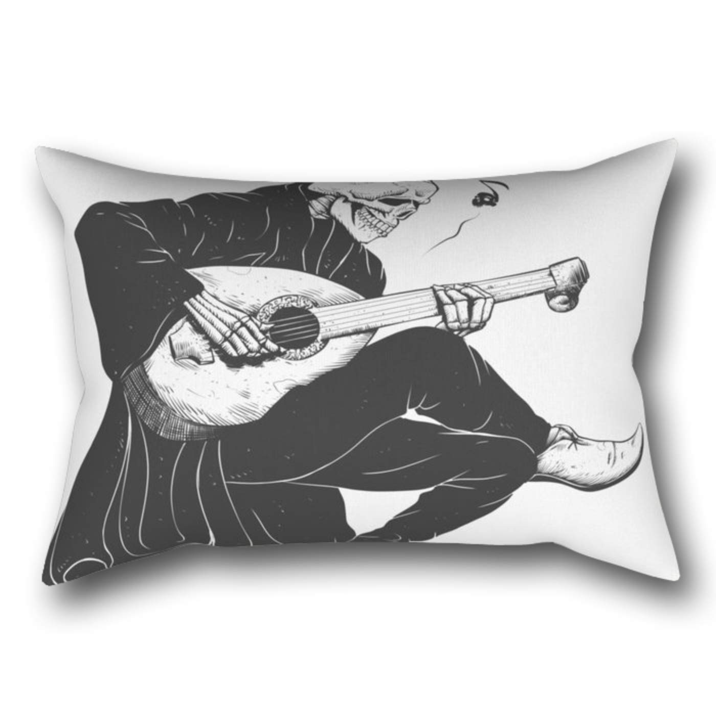 chitarra medievale - 7 GYTOP Fodera Cuscino Menestrello Che Suona la Chitarra Grim Reaper Musician Gothic Skull Scheletro Medievale Federe per Cuscino 50X75cm : Amazon.it: Casa e cucina