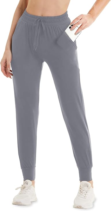 GAYHAY Joggers for Women with Pockets - Womens Sweatpants Lightweight Yoga Lounge Pants for Athletic Workout Gym Running