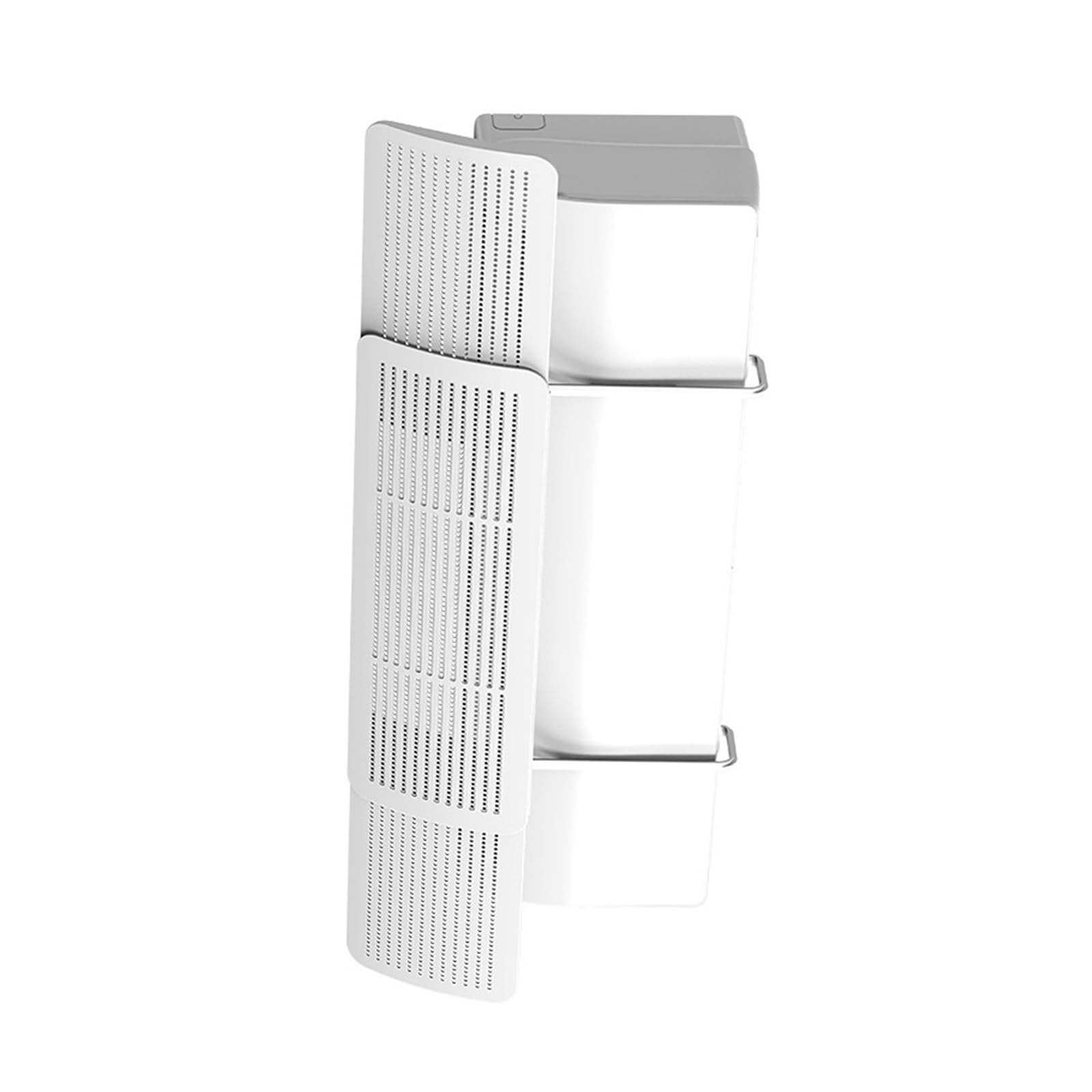 Whegavgko White Air Conditioning Windshield Anti-Direct Blowing Universal Windproof Wall-Mounted Outlet Baffle Confinement Cold Guide
