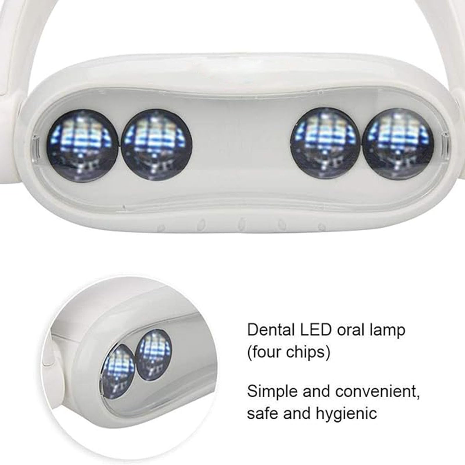 Dental LED światło do badania jamy ustnej, 22/26 mm, bezcieniowe, akcesoria do krzeseł dentystycznych, regulowane zimne światło LED do leczenia ambulatoryjnego, stomatologii