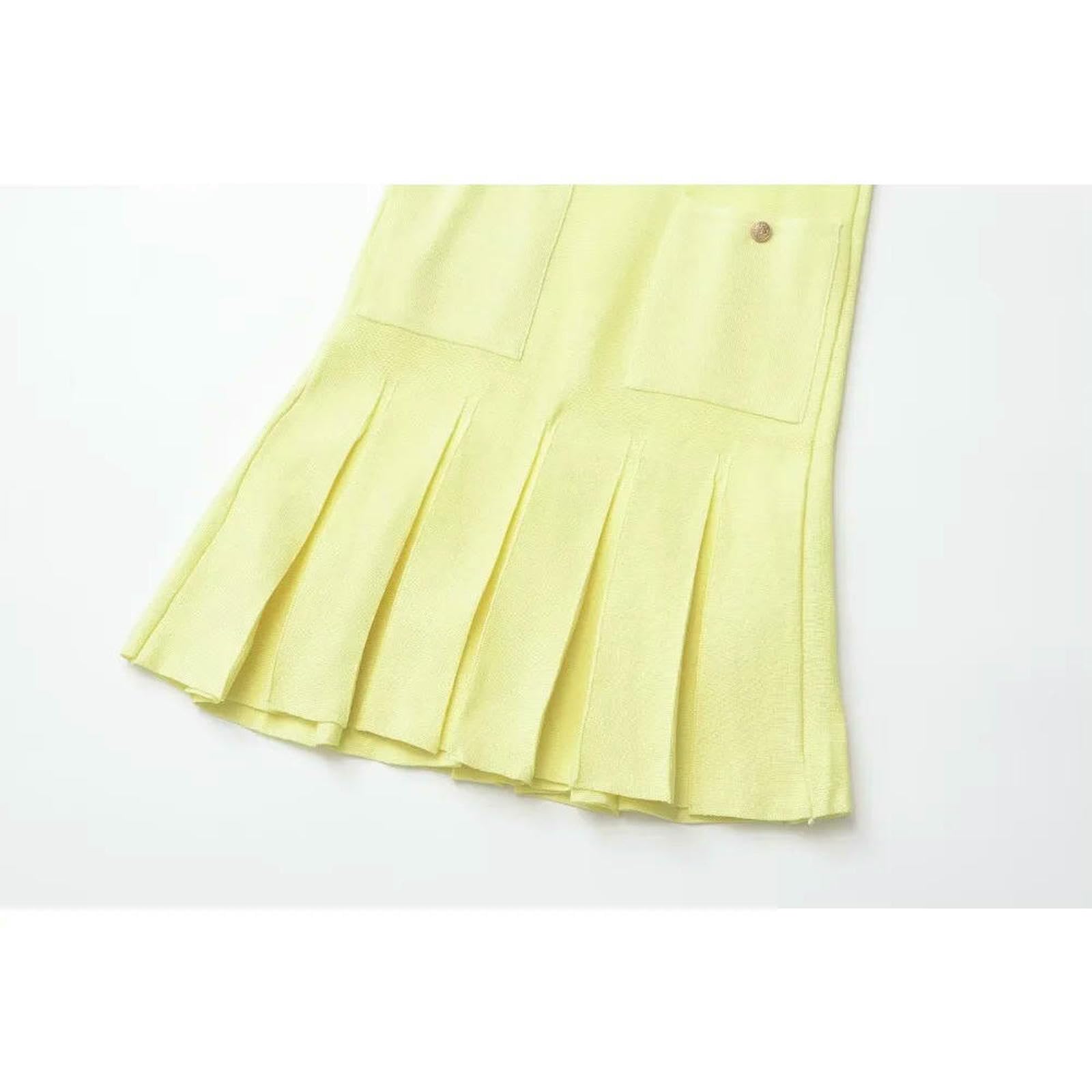 Robe Femme Chic Et Elegant Femmes Tricotées Mini-Robes De Soleil Poches Devant-Noir-s