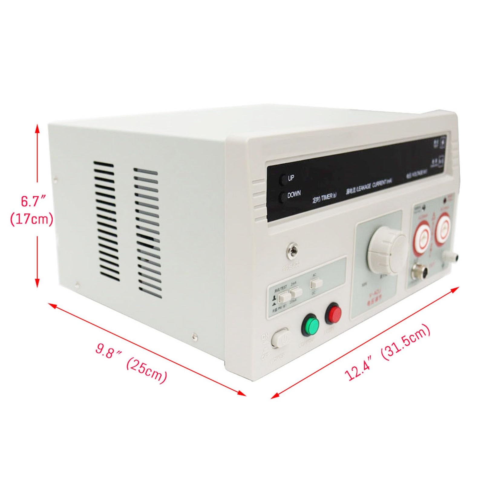 WYDDDARY Withstand Hi-Pot Tester RK2672AM 220V 5KV AC/DC Voltage Withstand Test Instruments 100VA Hi-Pot Insulation Resistance Testing Tool LED Digital Display Hipot Tester