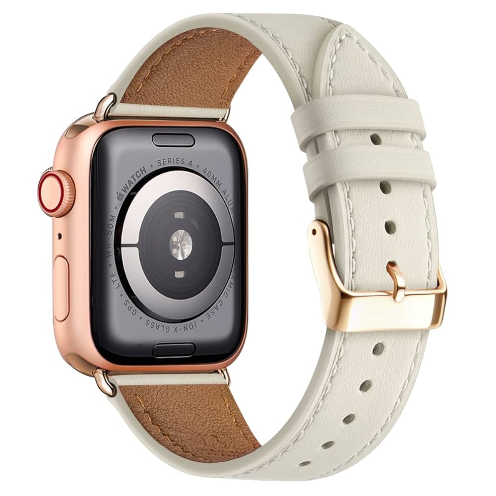 QAZNZ Leather Straps for Apple Watch Strap 40mm 42mm(Series QAZNZ Leather Straps for Apple Watch Strap 40mm 42mm(Series