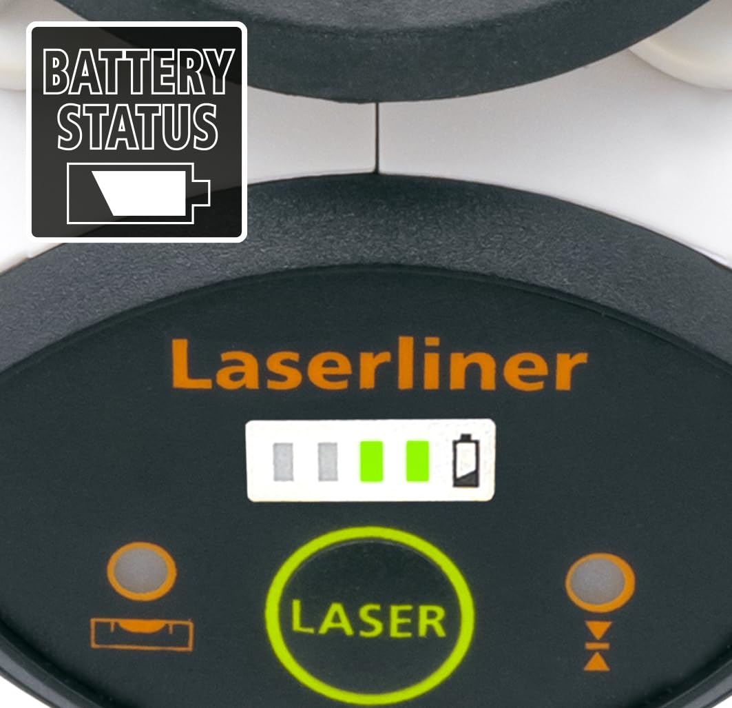 Laserliner Laser de Lignes 360° SmartLine G360 Vert | Trépied de 150 cm, Usage Intérieur et Extérieur, Récepteur Portable, Portée de 40 m, Lignes Croisées