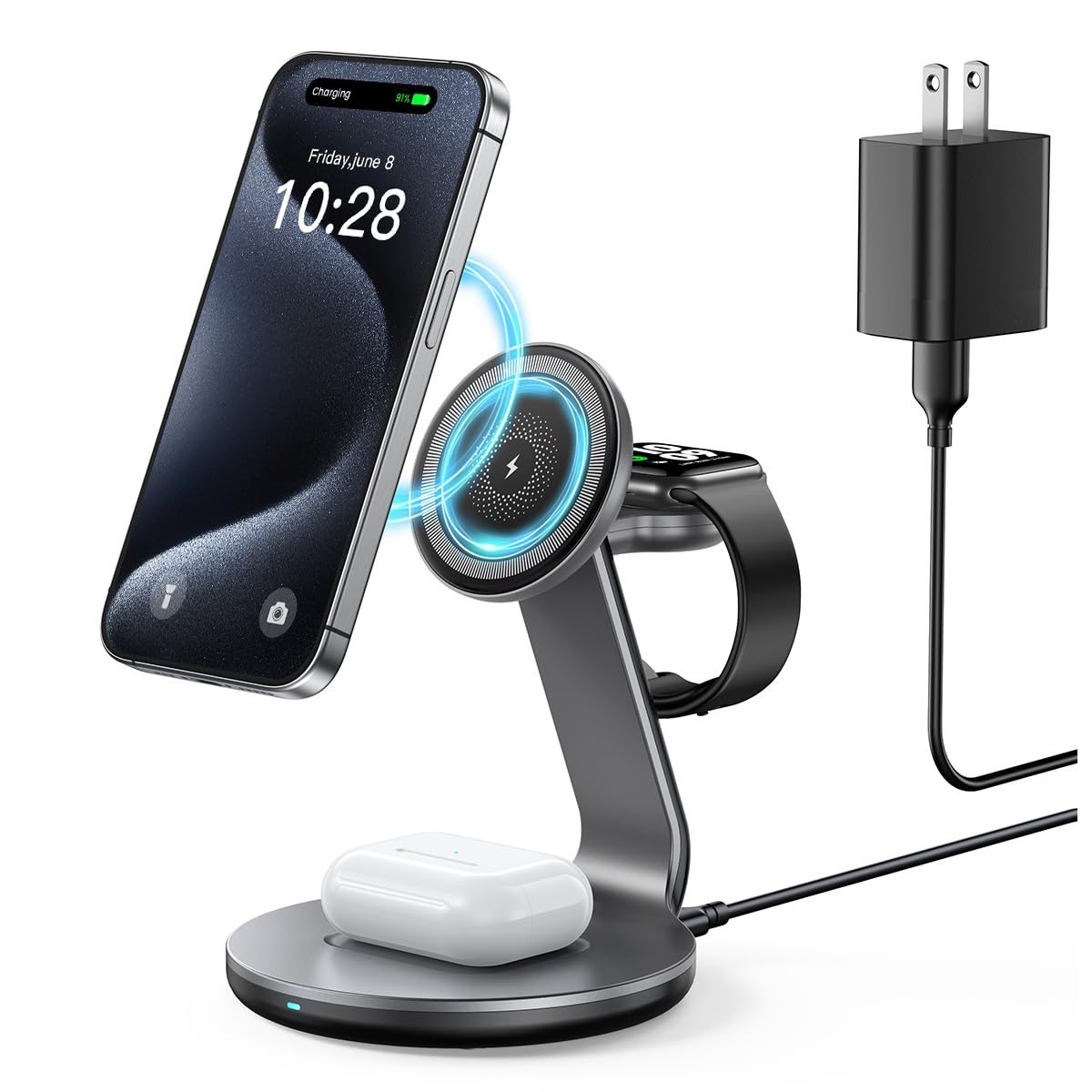 Amazon.com: HERRBOL 3 in 1 Charging Station Compatible with