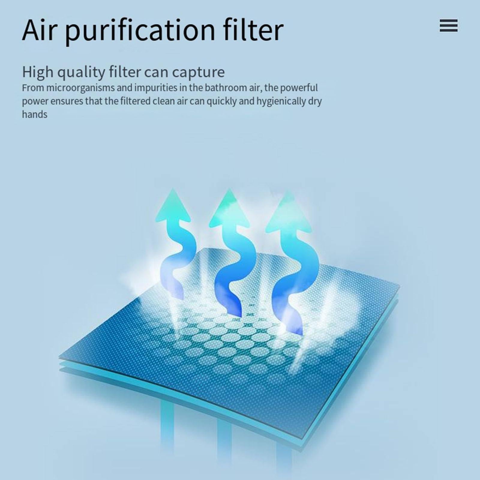 Secador de manos automático por inducción,secador de manos eléctrico de alta velocidad y ahorro de energía,secador de manos montado en la pared,ajustable en frío y calor,para cocina,inodoro Silver