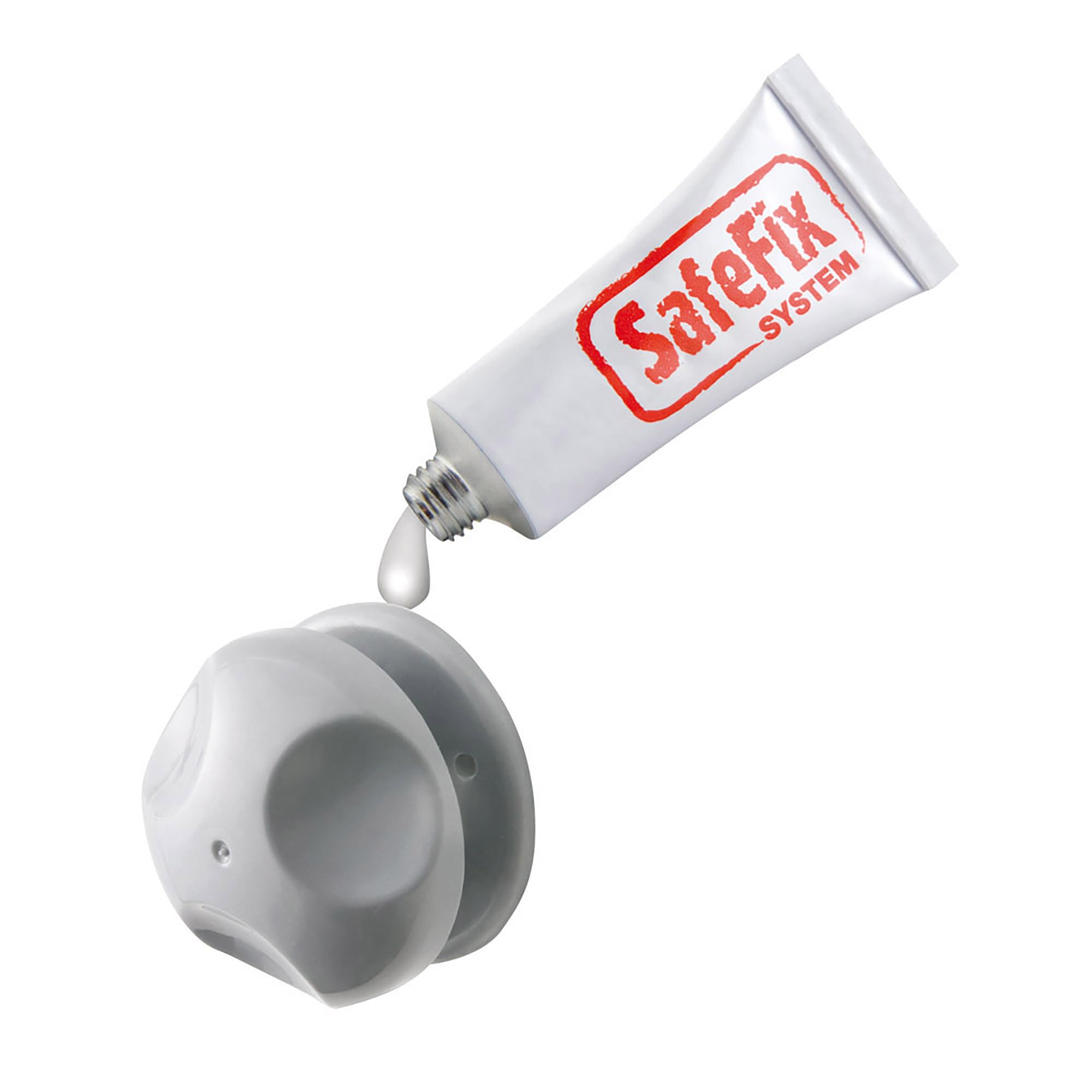 Trade Shop - Set 6 Ganci Appendini Adesivi Parete Cucina Bagno Attaccapanni Rettangolari 59665 85896151