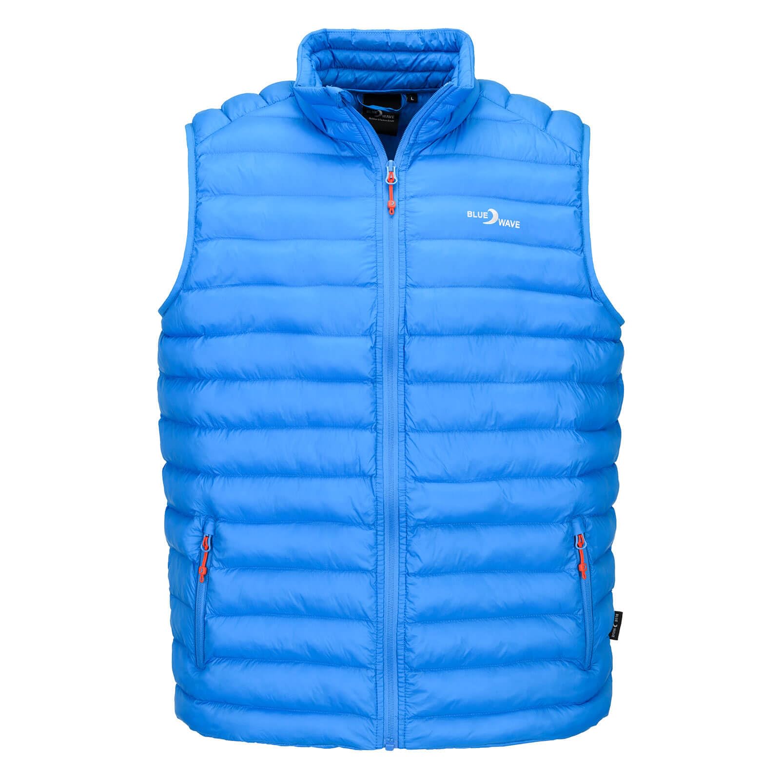 Blue Wave Herren Steppweste Oscar - mit Stehkragen - Gesteppte Weste packable inkl. Packbeutel in Marine Größe XXL