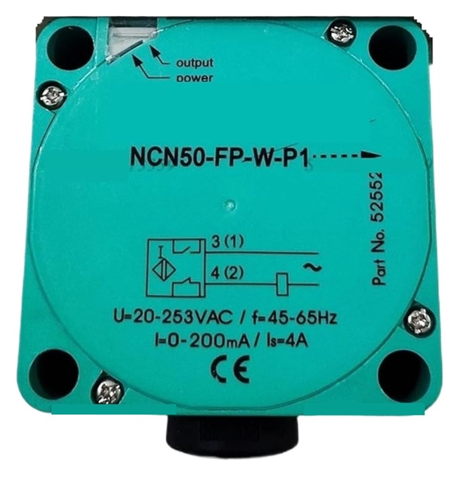 ZVQYSGIW NCN50-FP-W-P1 Inductive Proximity Switch Sensor