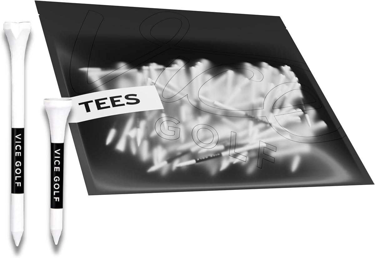 Vice Golf Tees 60 Driver Tees & 15 Short Tees
