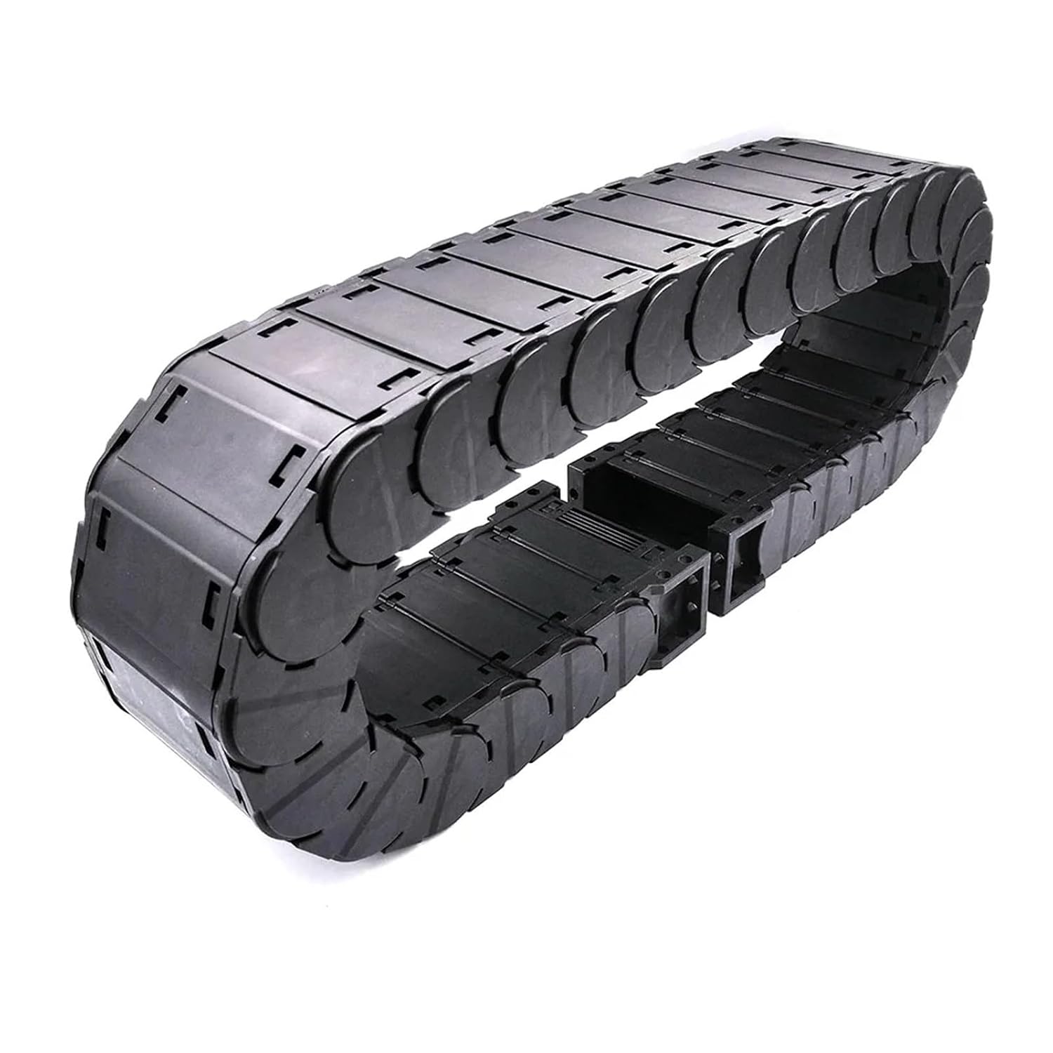 D35 Series 1 Meter Wire Carrier Cable Drag Chain Drive Transmission Towline Machine Tools Channel(R100,35x57 mm)