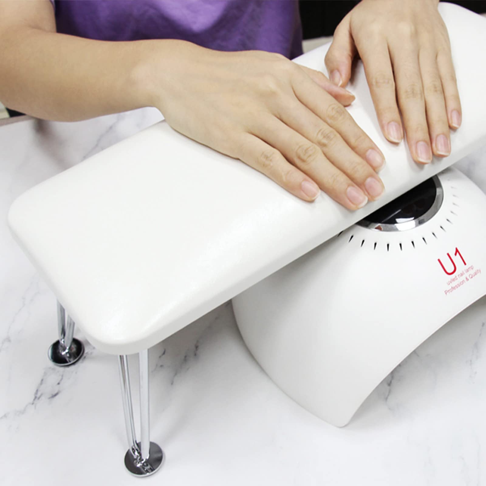 Cuscino poggiabraccia per unghie, in pelle di microfibra, supporto per manicure, per salone, tavolo, scrivania, set di tappetini