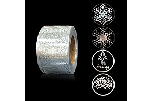 500 Pcs Snowflakes Christmas Stickers