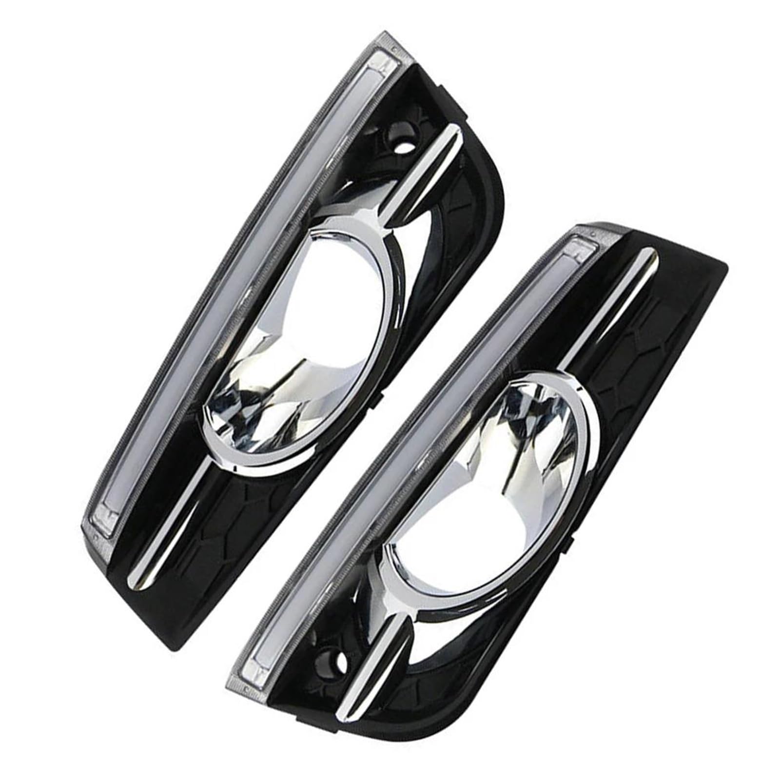 Luces de giro Luces LED De Circulación Diurna Coche 12 V, 2 Unidades Luz Conducción Intermitentes ABS DRL Antiniebla Decorativas Para Chevy Para Cruze 2009-2014 Indicador Intermitente Lateral