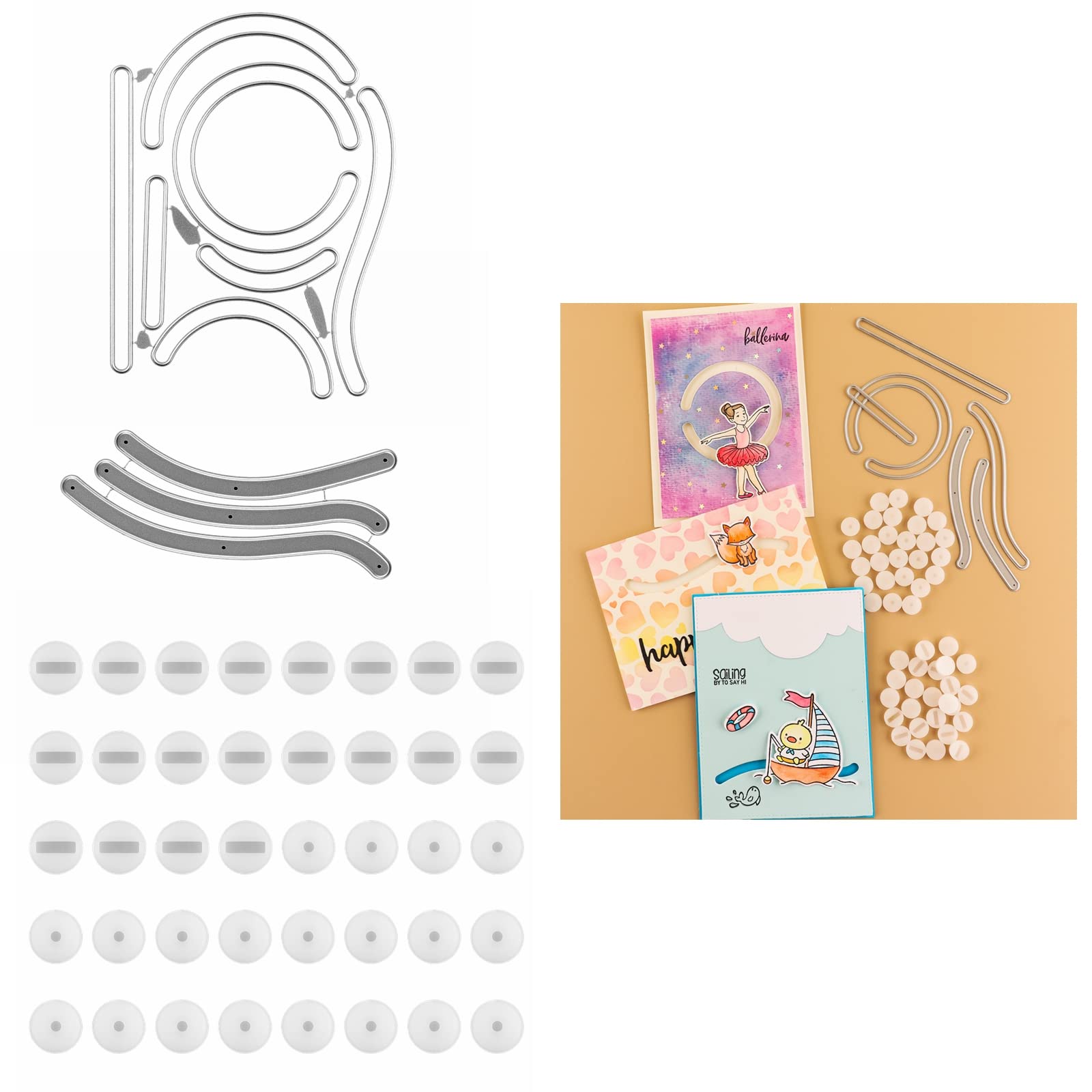 Action Wobblers For Card Making 72-Piece Mini Action Wobbles Kit - Self ...