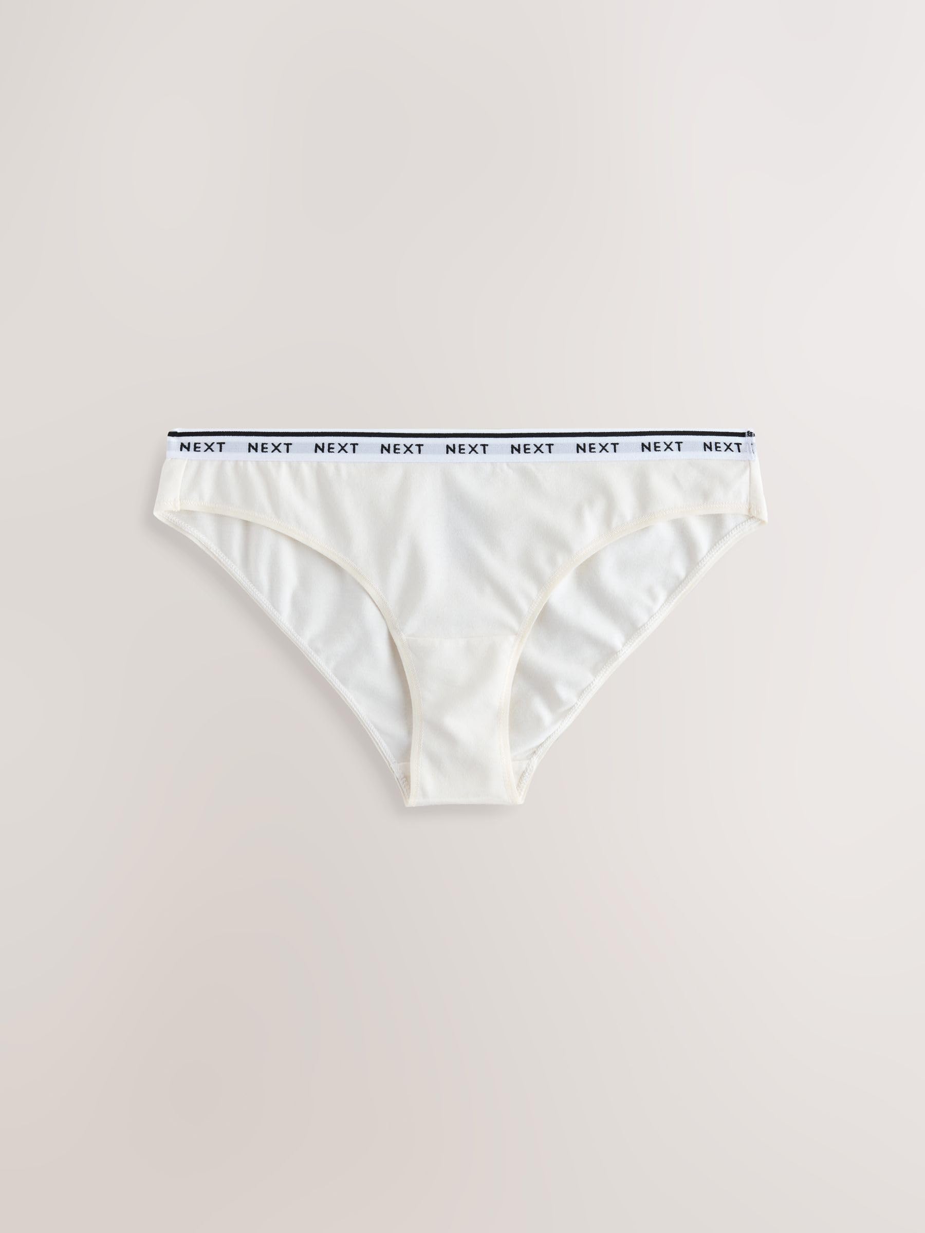 NEXT Mujeres Pack de 7 Braguitas brasileñas de algodón con Logotipo
