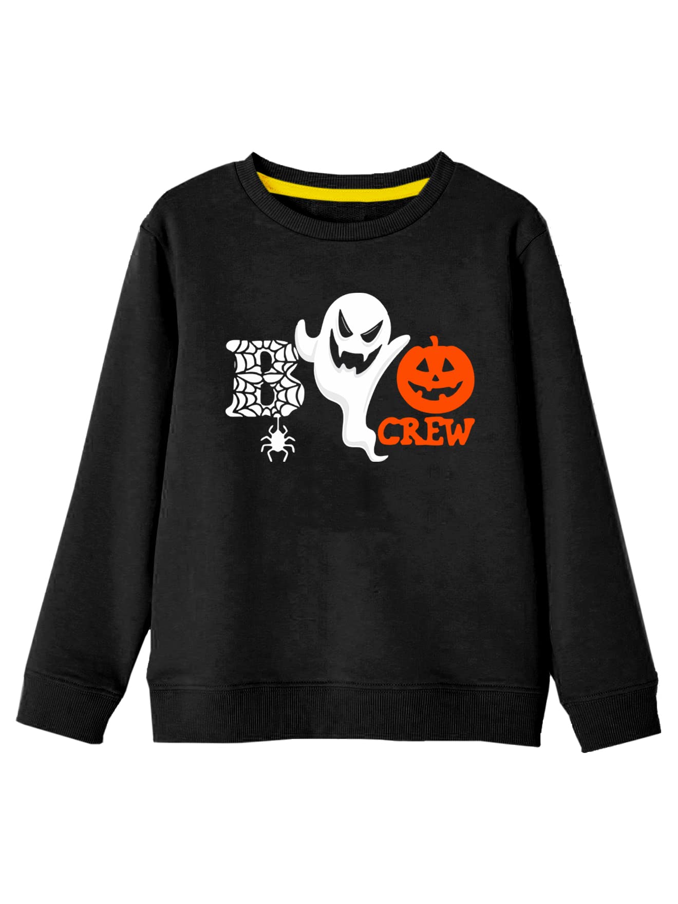 Remimi Kids Halloween Sweatshirt Long Sleeve Thanksgiving Tops 3-14 Years
