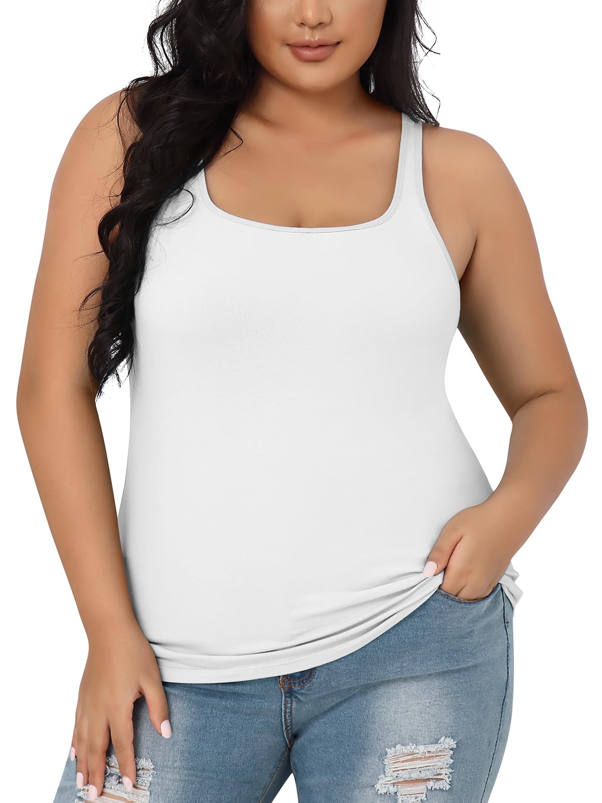V FOR CITY Plus Size Tank Top