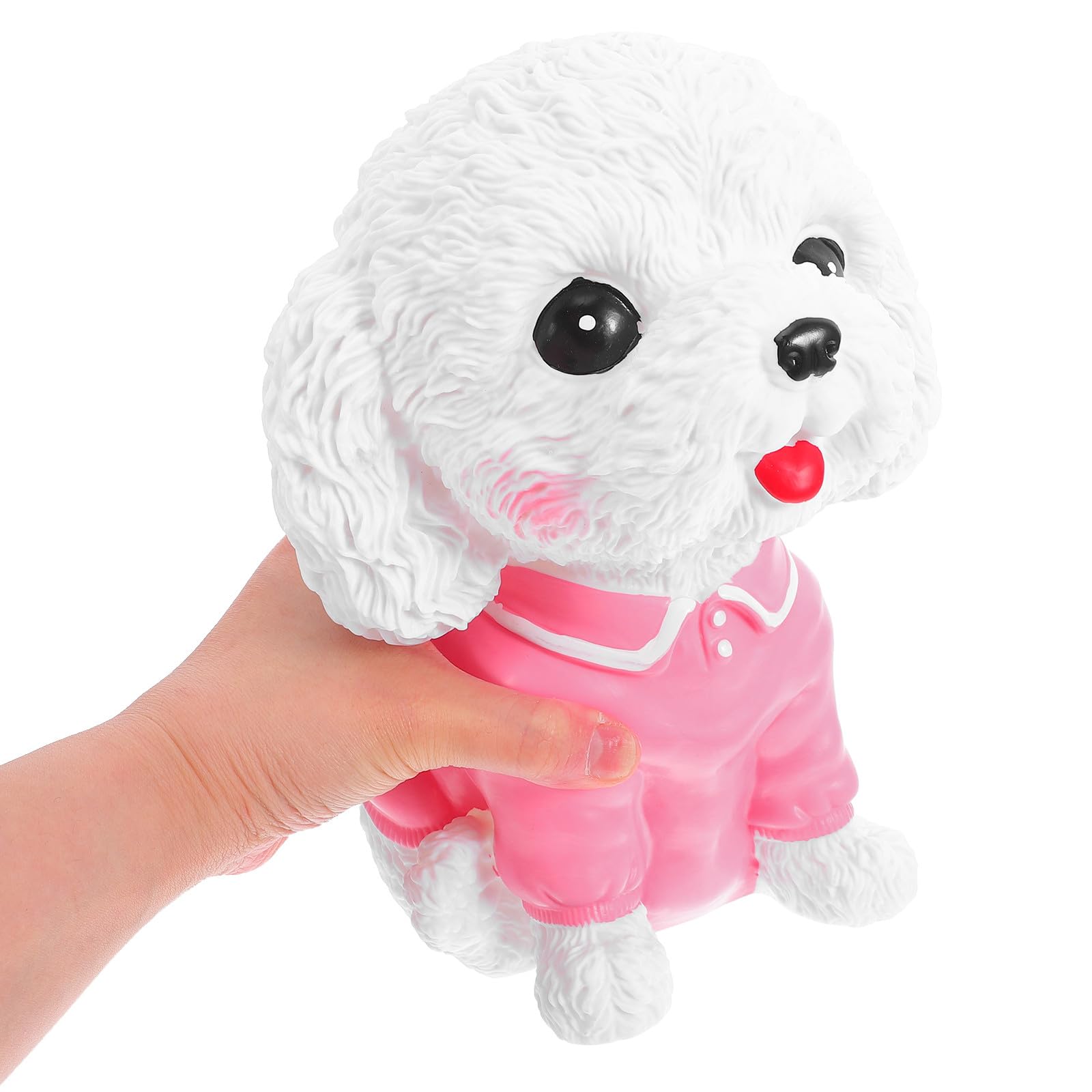 Veemoon Tirelire de Chien Mignon Structure Anti-Chute pour Garçon et Filles en PVC Grosse Capacité Facile à Utiliser, pour Bureau ou Chambre
