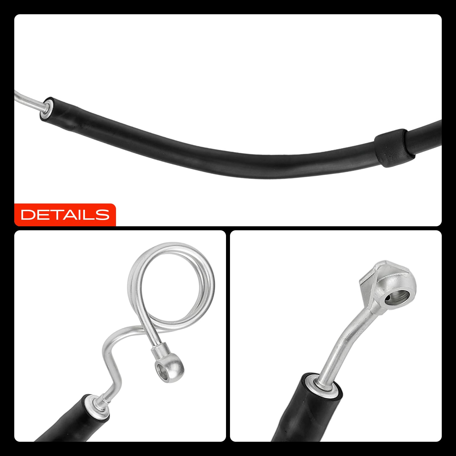 Frankberg Servosterzo Tubo flessibile da Pompa idraulica Secondo Sterzo Compatibile con A4 8EC B7 A4 Avant 8ED B7 A4 Cabriolet 8HE Exeo 3R2 Exeo ST 3R5 Replace# 8E1422893DK