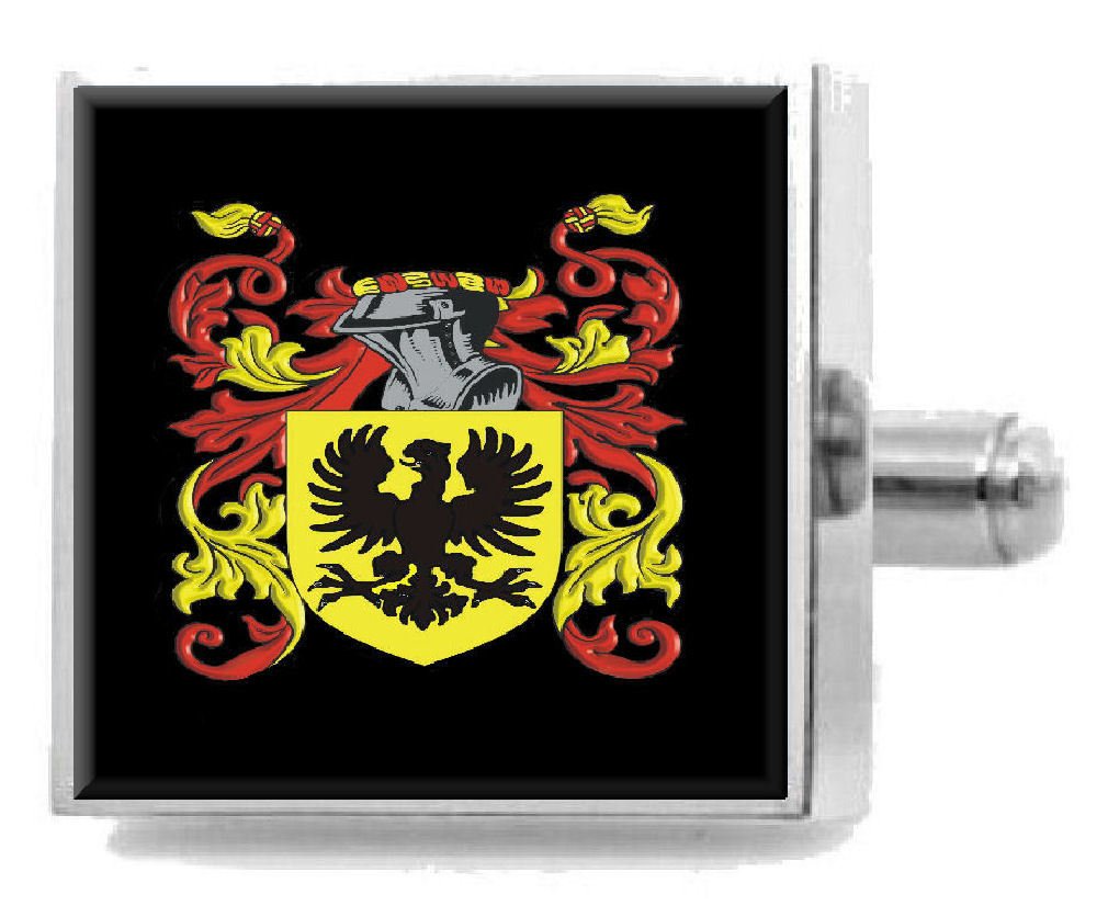 Clip para corbata Pritchard Gales soluciona tu estilo con escudo de apellidos grabado 5