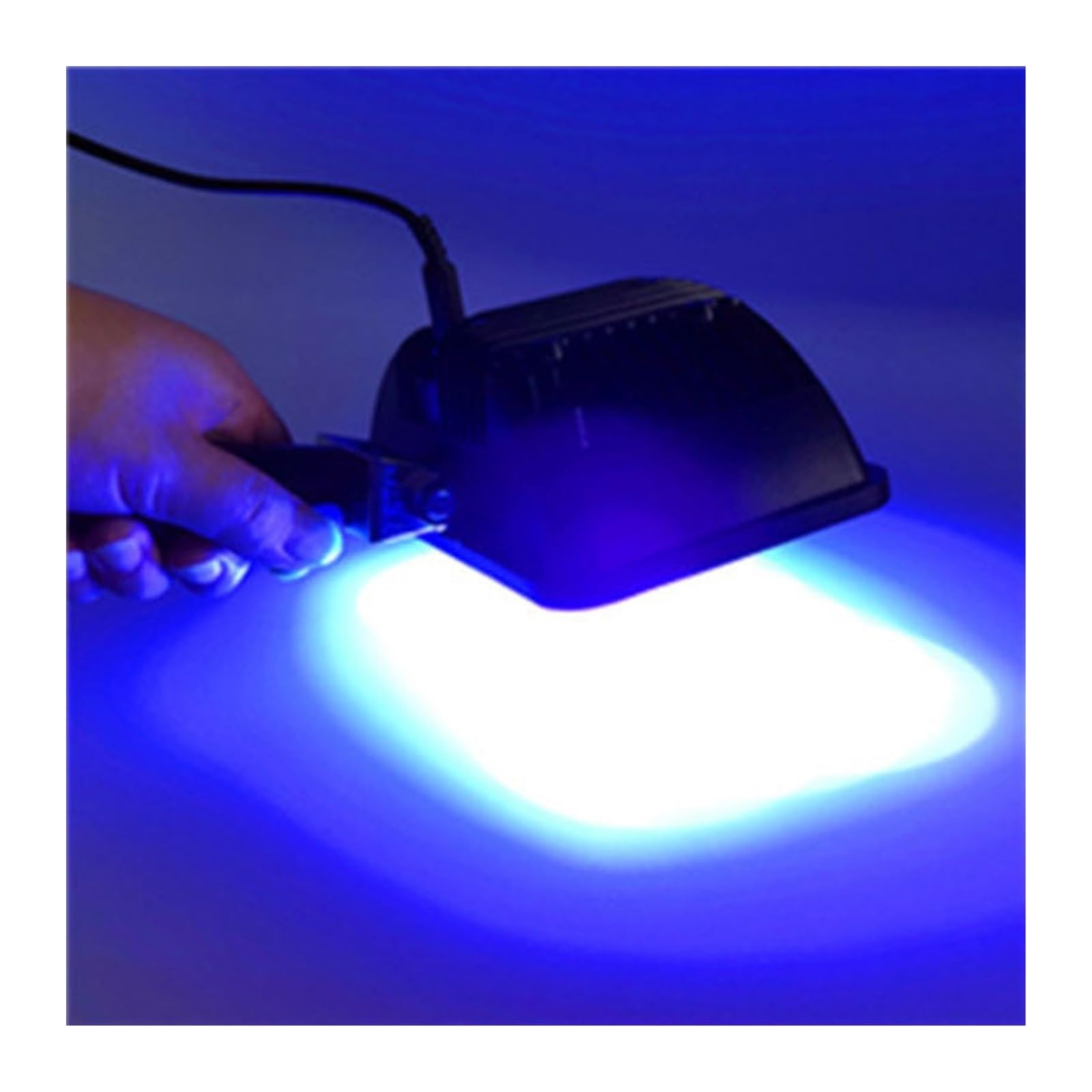 CVFRDD 300W 395nm 405nm 365nm Handheld UV Ultraviolet Resin Shadowless Glue Printing Green Oil Ink Curing Lamp Detection Metal Lamp(405nm)