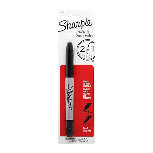 Sharpie Punta Doble Permanente Punta Fina Punta Ultra Fina Negro