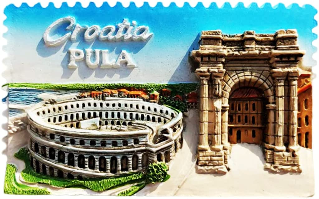 Pula Croatia Magnet Fridge Refrigerator Magnet Decoration Sticker Souvenir Resin Crafts Kitchen Whiteboard